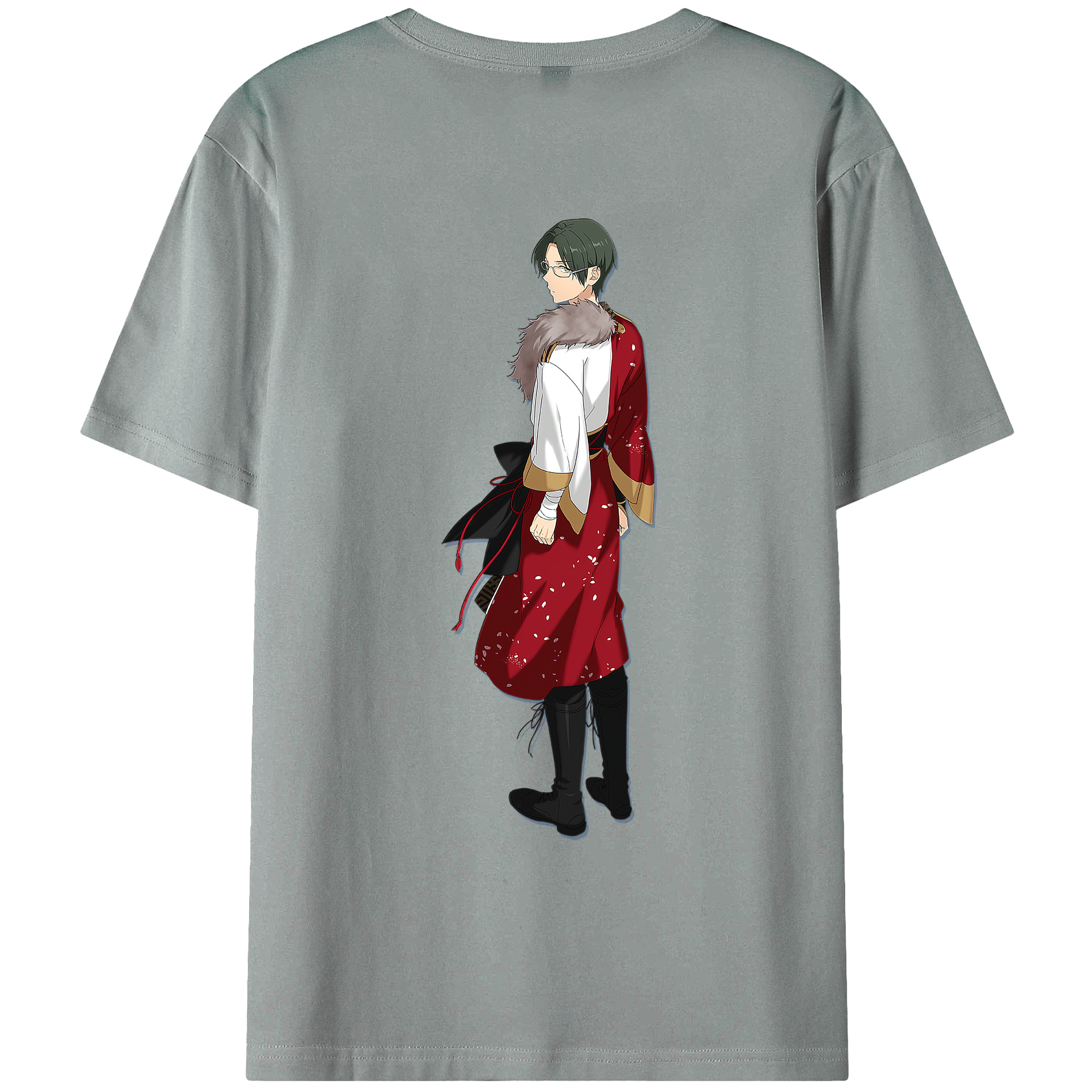 （画像用） あんさんぶるスターズ! Ensemble Stars 綿100％ メンズ半袖Tシャツ（バックプリント） 通気性
